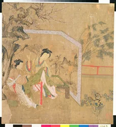 女性のソーイング、1500（シルクにトイレ）